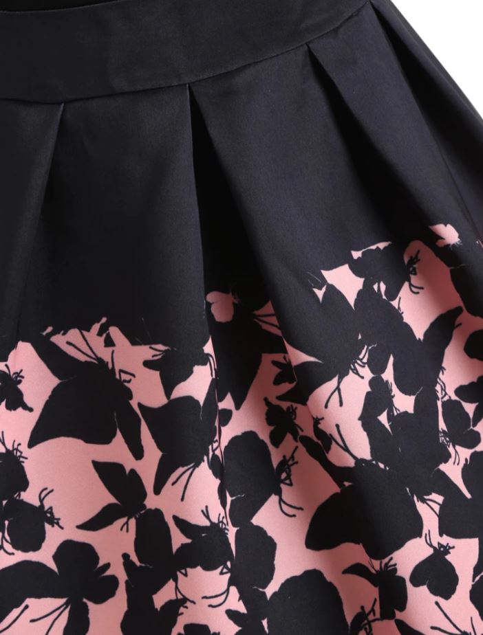 Vintage Motýlí Šaty