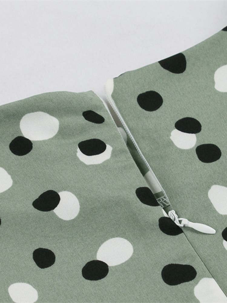 Vintage Zelené Šaty