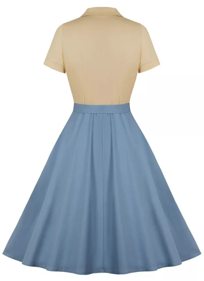 Vintage Pin-Up Šaty Z 50. Let