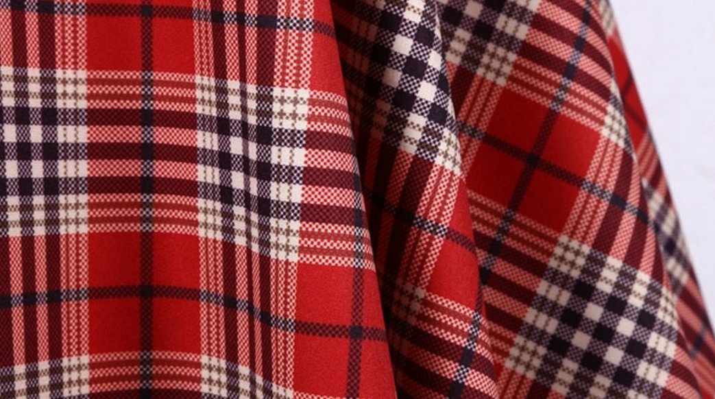 Vintage Červené A Černé Pruhované Šaty