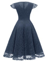 Vintage Navy Recepční Šaty