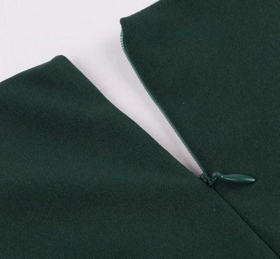 Vintage Zelené Šaty Na Recepci