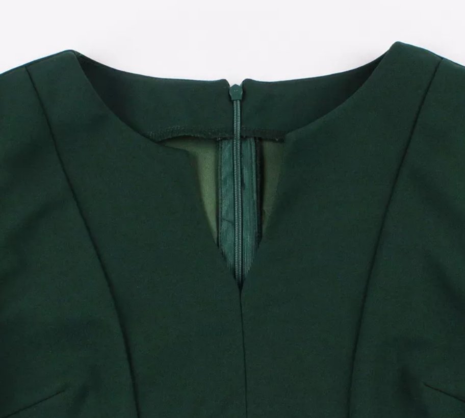 Vintage Zelené Šaty Na Recepci