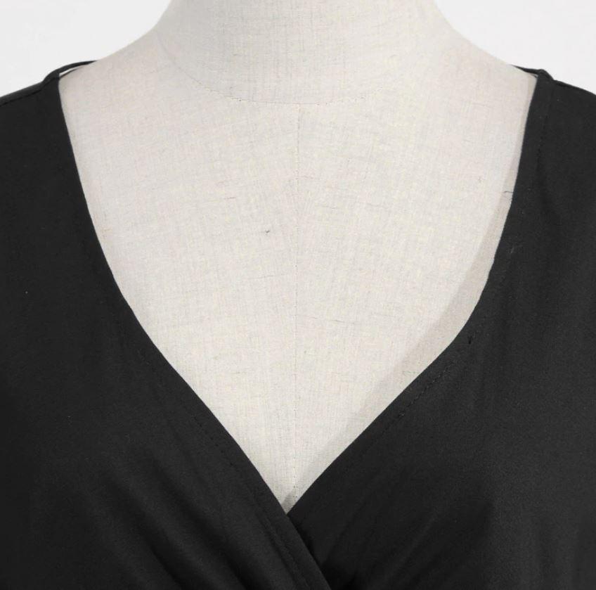 Vintage Rockabilly Šaty Z 50. Let Černé