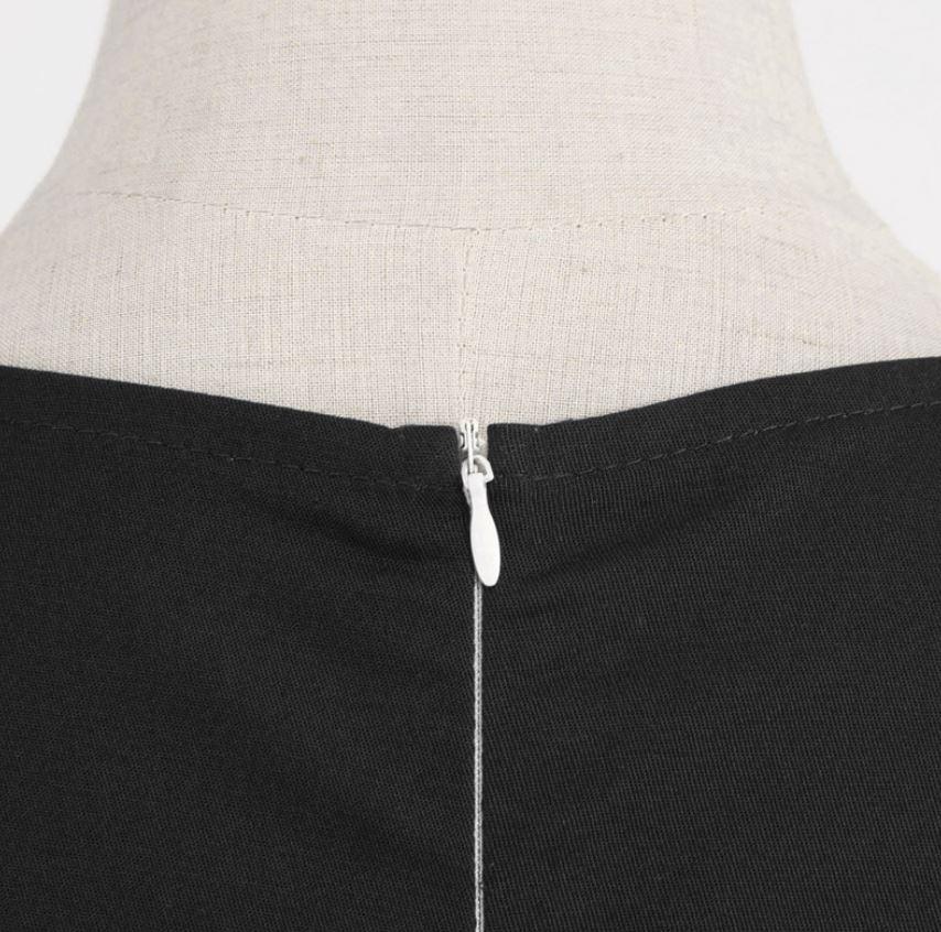 Vintage Rockabilly Šaty Z 50. Let Černé