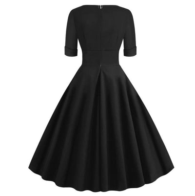 Vintage Rockabilly Šaty Z 50. Let Černé
