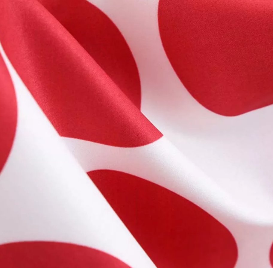 Vintage Červené A Černé Šaty Rockabilly