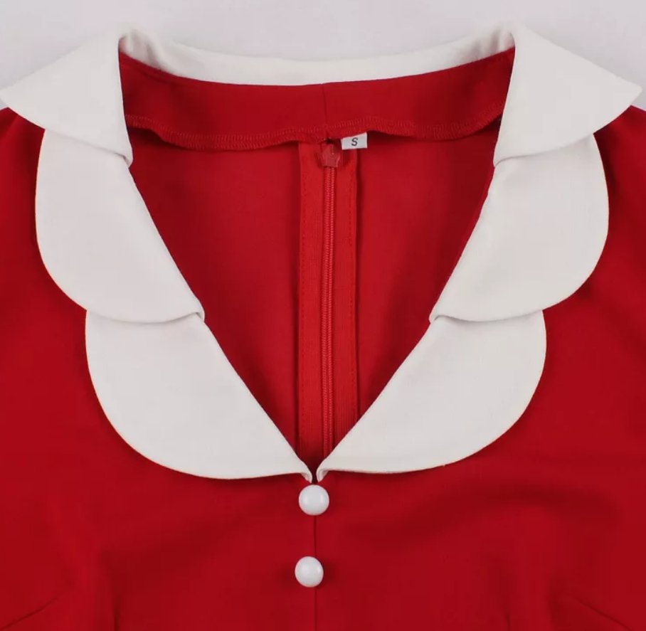 Vintage Šaty Vášně Červené