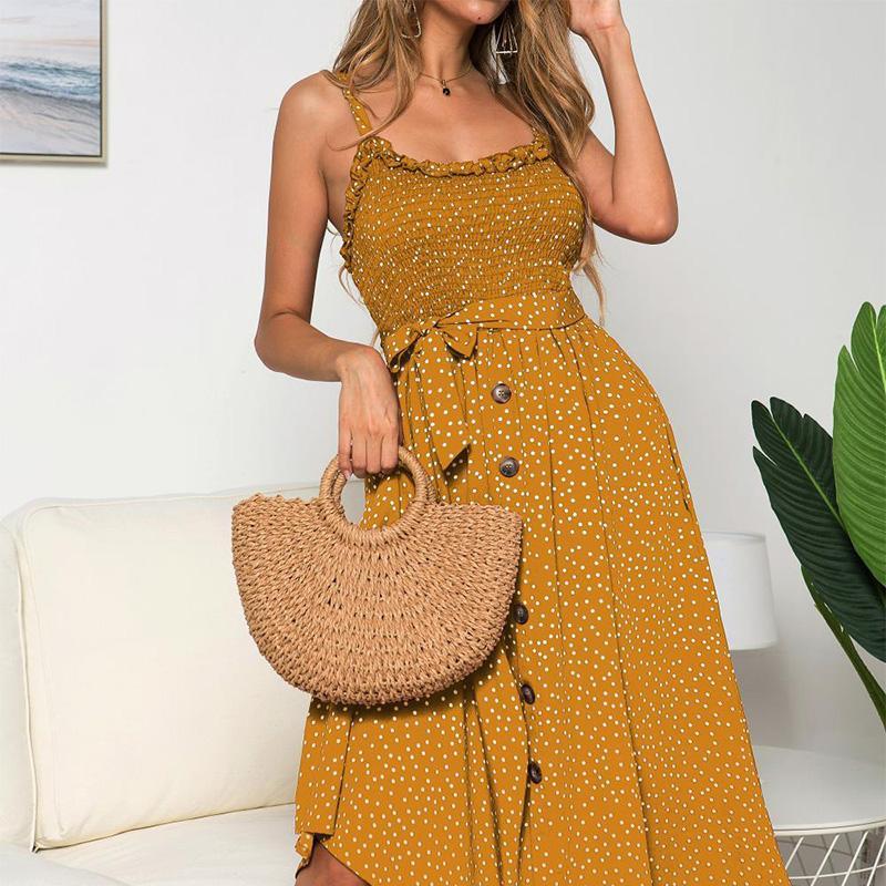 Vintage Žluté Šaty Z Šedesátých Let