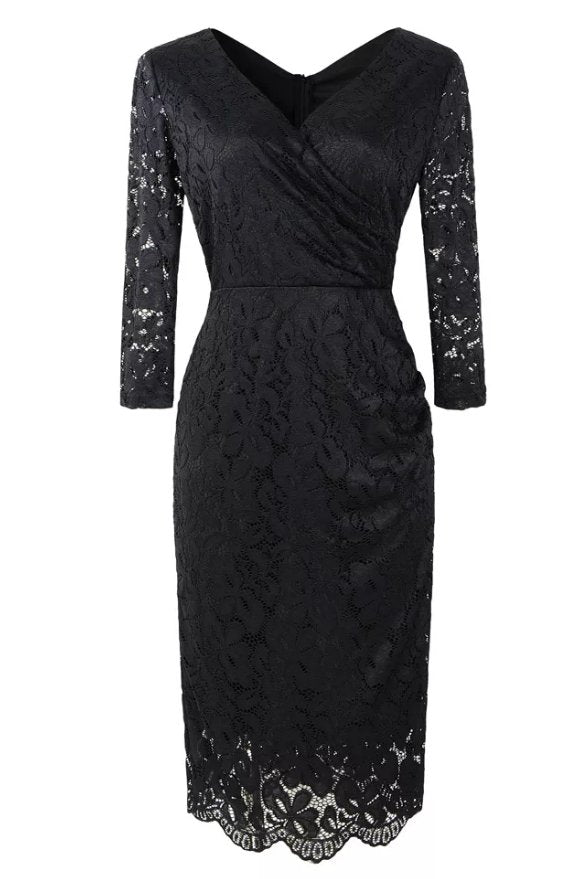 Vintage Černé Šaty