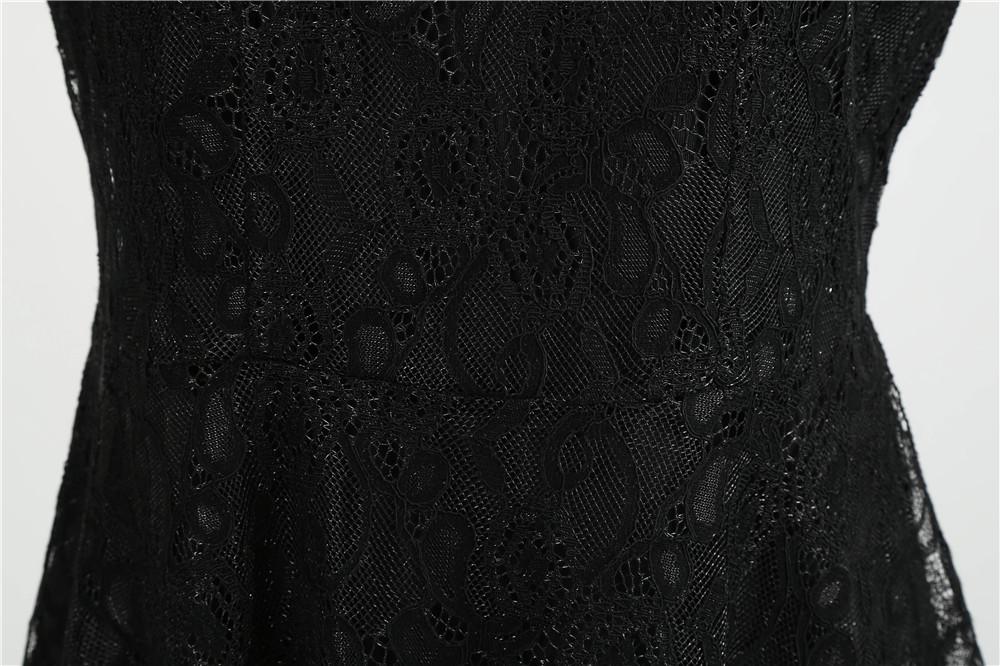 Vintage Trapézové Šaty Černé