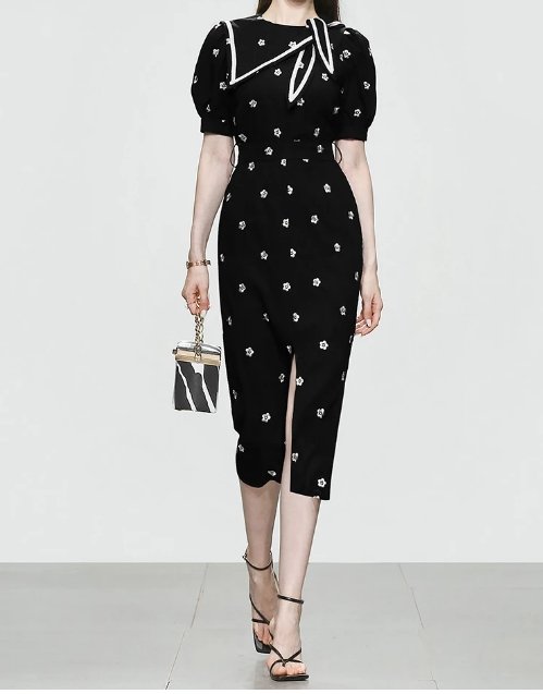 Velmi Elegantní Vintage Šaty