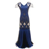 Vintage 20. Léta Charleston Dress Blue