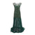 Vintage 20s Bubble Dress Green