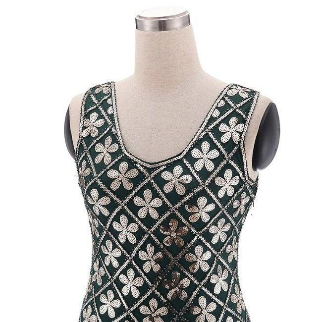 Vintage Zlaté Šaty Velikosti 20. Let