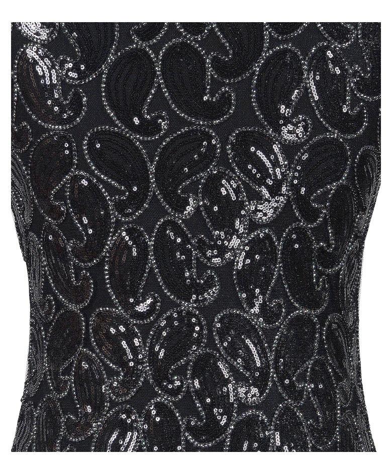 Vintage Šaty Z 20. Let Sexy Černé