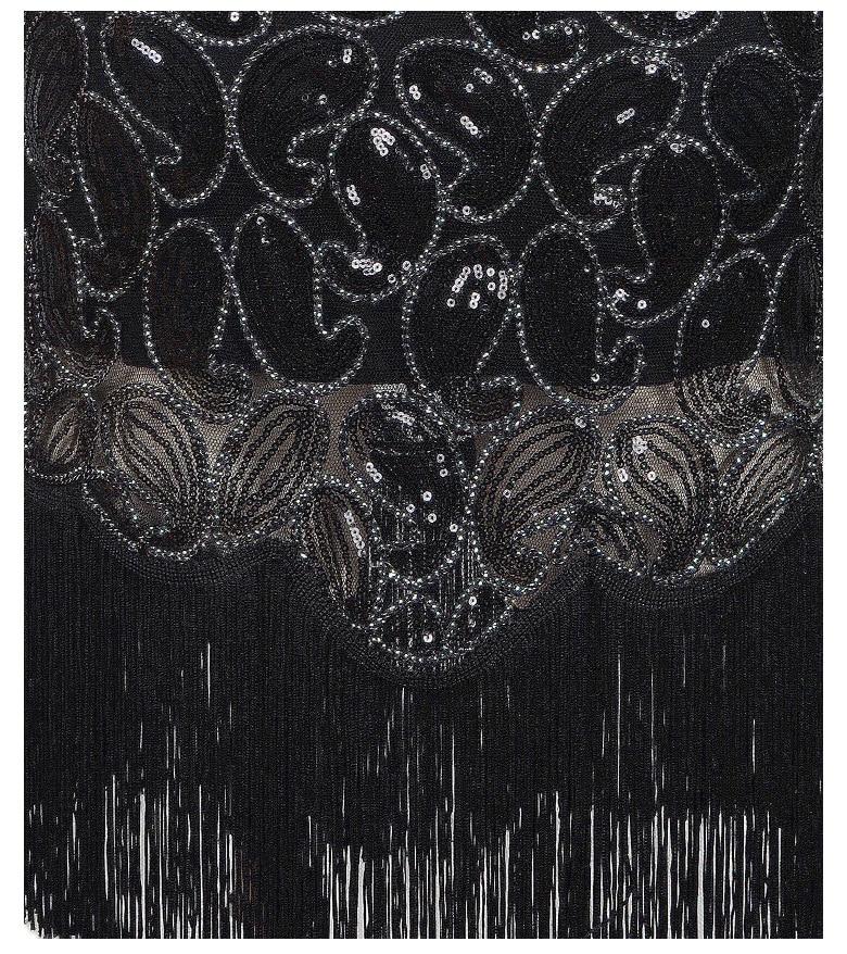 Vintage Šaty Z 20. Let Sexy Černé