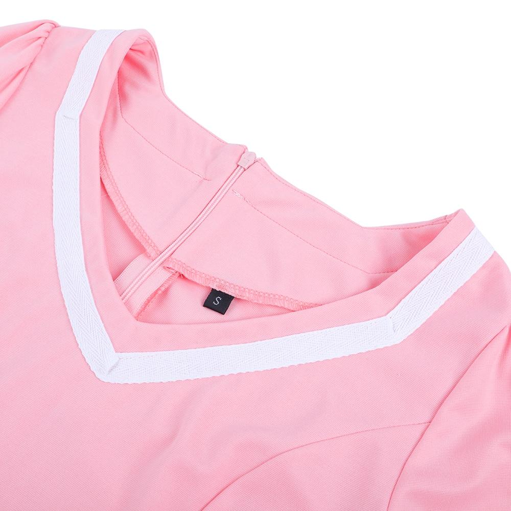 Růžové Šaty 60. Let